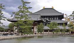 Temple en bois de Todai Ji au japon